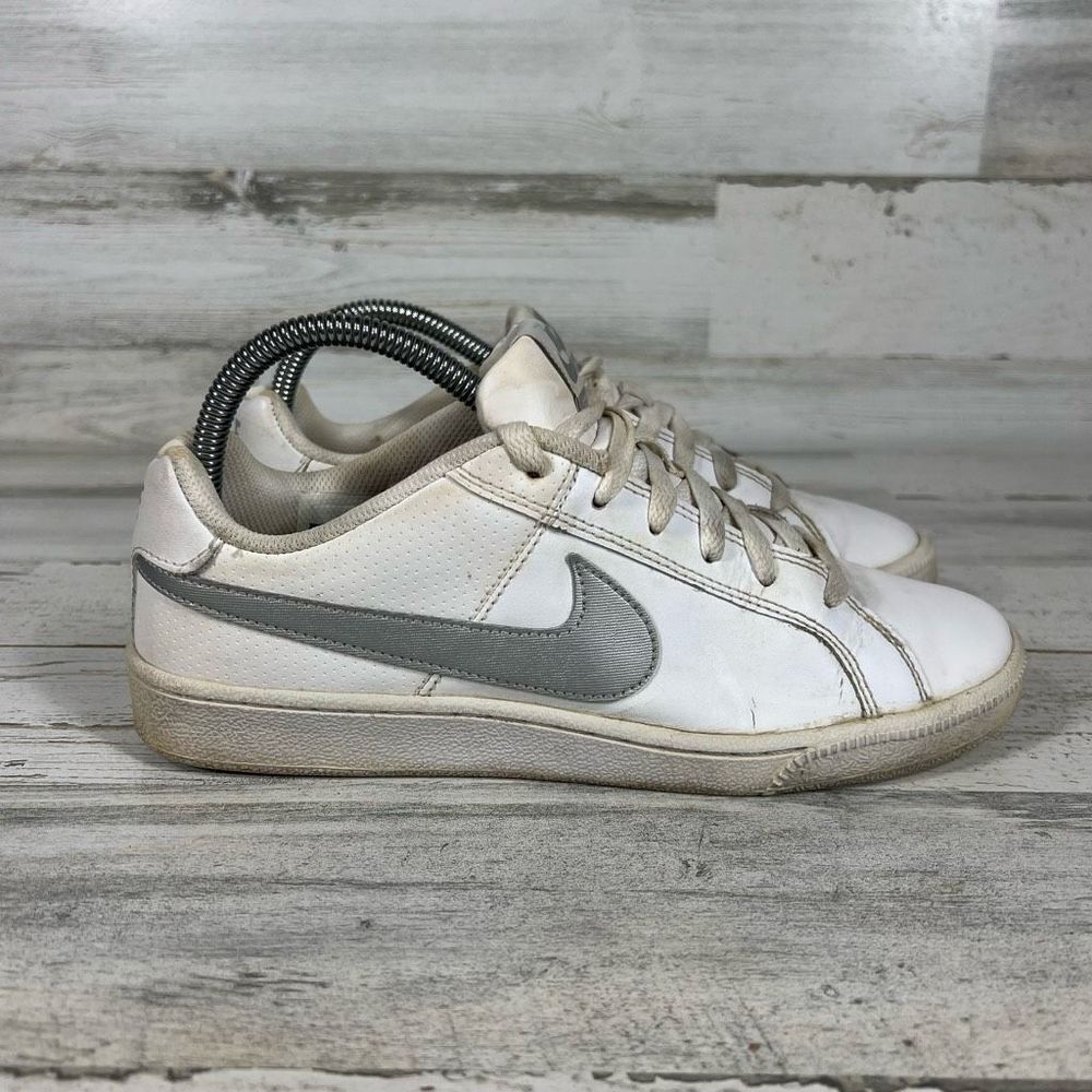 Nike Women's Court Royal Metallic Gray Running Trainers Sneakers White Size 7.5